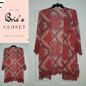 Light Floral Cardigan